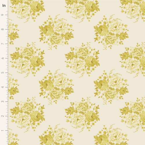 Tilda Patchwork Stoff Baumwolle - Sunday Brunch - Mia Sour Yellow
